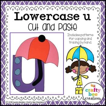 Letter U Craft | Umbrella Craft | Alphabet Crafts | Lowercase Letter Activities