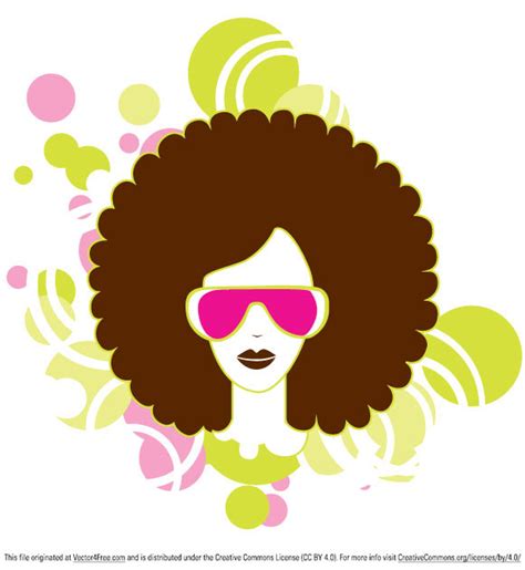 Afro Lady Silhouette at GetDrawings | Free download