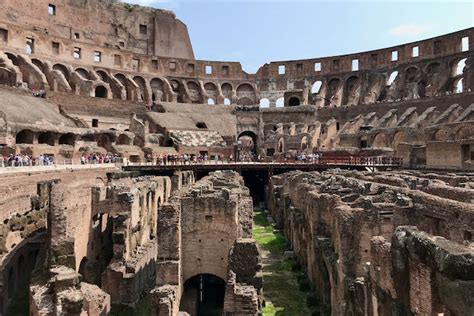 Ancient Roman Colosseum Inside