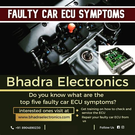 TOP FIVE FAULTY CAR ECU SYMPTOMS. CAR ECU REPAIR TRAINING PDF.