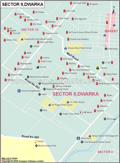 Sector 9 Dwarka Map