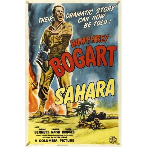 Sahara - movie POSTER (Style B) (27" x 40") (1943) - Walmart.com - Walmart.com