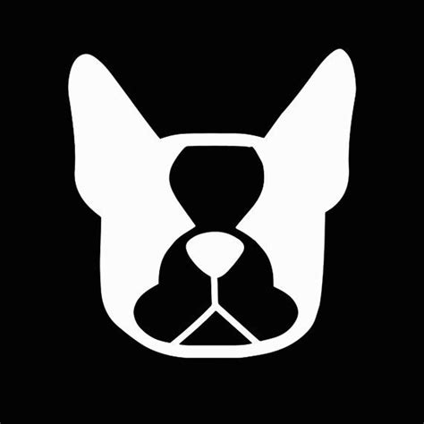 Boston terrier dog silhouette car vinyl decal by SmooshfaceUnited, $6.95 www.smooshfaceunited ...