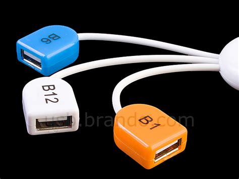 USB 3-Port Hub Cable