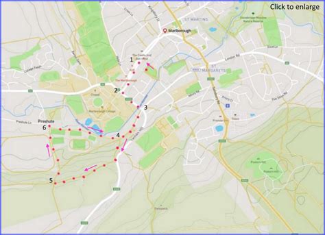 An easy circular walk around Marlborough in Wiltshire.