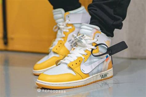 OFF-WHITE x Air Jordan 1 "Canary Yellow" Release Date 2021 | Nice Kicks