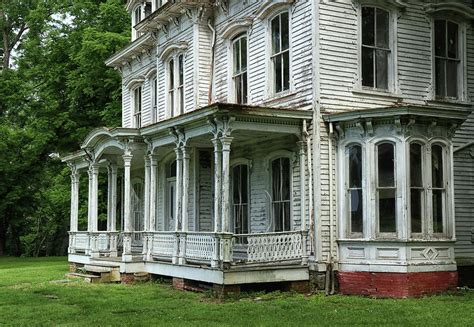 Front Porch of an Old Victorian Home Photograph by Dave Mills - Pixels