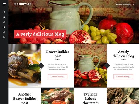 15+ Best Free Food Blog Themes for WordPress for 2018