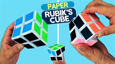 How to Make Paper 2x2 Rubik's Cube. DIY Origami Magic Infinity Cube ...
