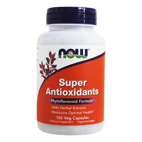 NOW Foods Super Antioxidants, 120 Vegetarian Capsules | Holly Hill Vitamins