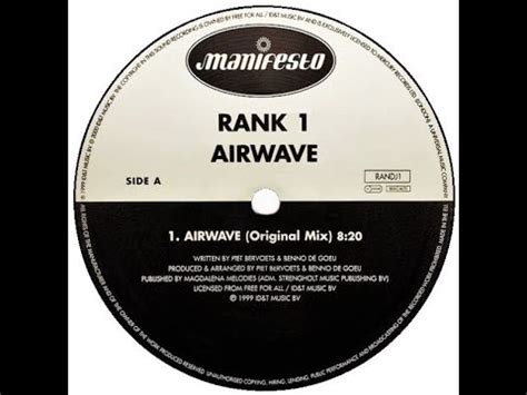 Rank 1 – Airwave (Original) 1999 - YouTube