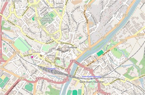 Pontoise Map France Latitude & Longitude: Free Maps