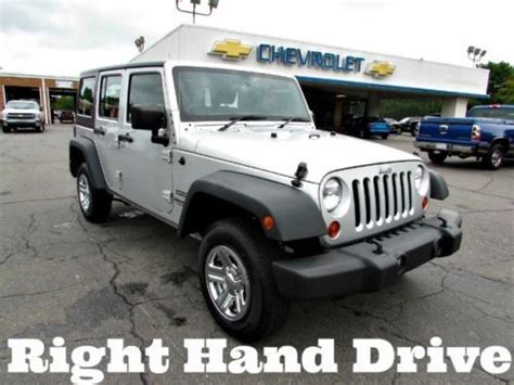 Purchase used Mail Jeep Right Hand Drive Wrangler RHD Postal 4x4 Unlimited Sport Certified in ...