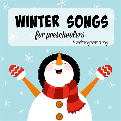 Winter Songs for Preschoolers | Preschool songs, Winter theme preschool ...