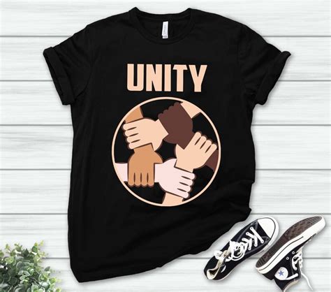 Unity Hands Gathering Shirt Be Kind Diversity Shirt Equality | Etsy