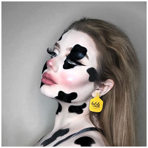 √ Cute Cow Makeup