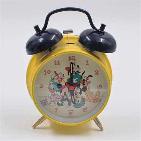 Vintage Mickey Mouse Alarm Clock - Etsy