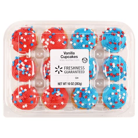 Freshness Guaranteed Vanilla Cupcakes, 10 oz, 12 Count - Walmart.com