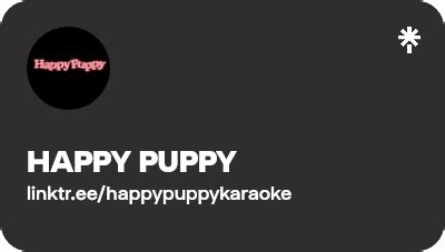 HAPPY PUPPY | Facebook, TikTok | Linktree