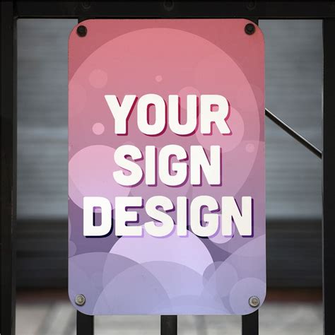 Custom Reflective Signs - 12"x18" High-Quality Aluminum