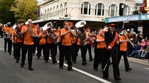 Brass bands march in Launceston for national competition | The Examiner ...