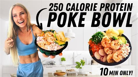 Quick Low Calorie Protein Poke Bowl in 10 minutes only! - YouTube