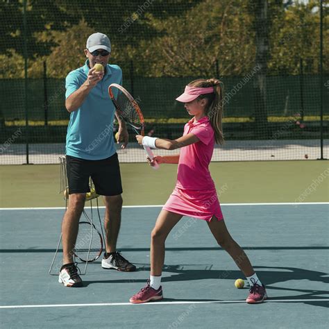 Tennis training - Stock Image - F024/8206 - Science Photo Library