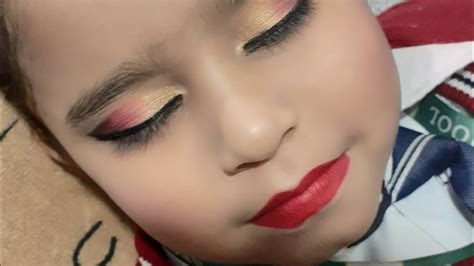 Little girl stage makeup.छोटी बच्ची का makeup कैसे करे @khushimakeovers2099 ...