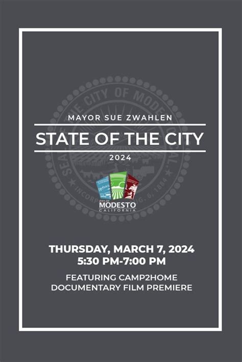 State of the City Address ⋆ State Theatre of Modesto