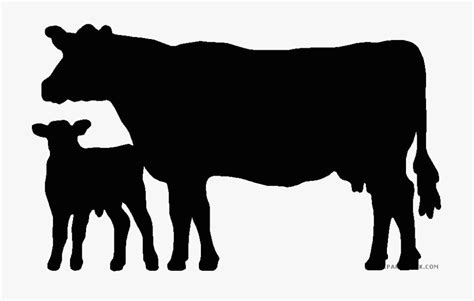 Download High Quality cow clipart black and white silhouette Transparent PNG Images - Art Prim ...