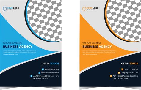 Modern digital marketing agency flyer template, Brochure template poster background for business ...