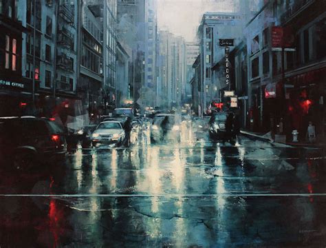 Captivating City Streets Paintings – Fubiz Media