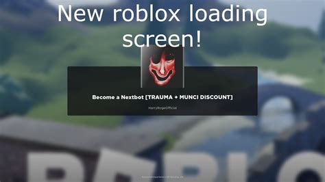 New ROBLOX loading screen (Only when you play a game from the app) - YouTube