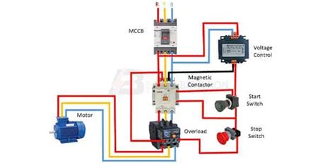 MCCB wiring diagram | Wire, Power source, Diagram