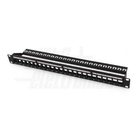 19 Inch Metal Patch Panel 24 ports 1U Rack Cabinets for Keystone Modul – Oniroview