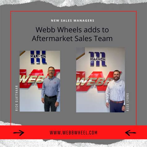 Webb Wheel adds to Aftermarket Sales Team – Webb Wheel News