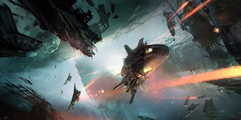 ArtStation - halo 4 - space battle