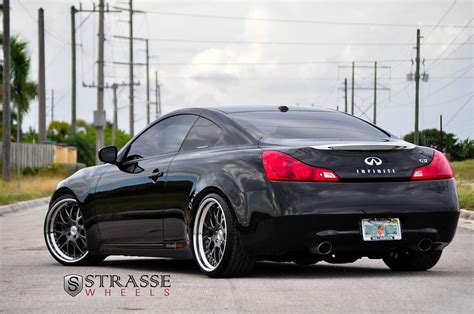 Strasse Wheels Infiniti G37 | Custom aggressive offset 20 in… | Flickr