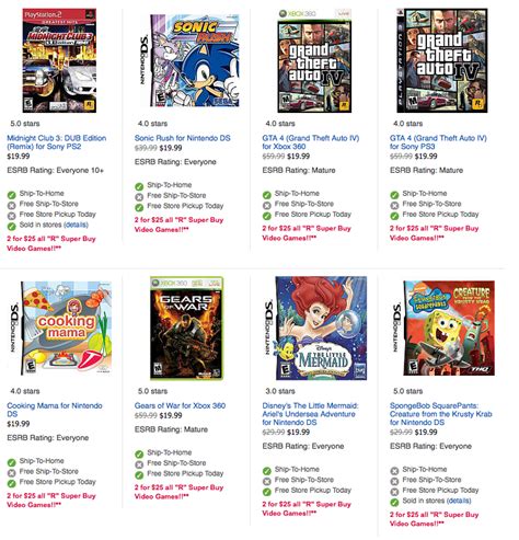 Hurry! 2 for $25 Video Games at Toys R Us! FREE In-Store Pickup Too! - Freebies2Deals