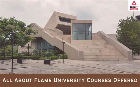 FLAME University Courses and Fees 2022