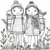 Sisters Coloring Pages  Free & Printable sketch template