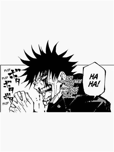 "Megumi Fushiguro Manga Panel Jujutsu Kaisen" Sticker for Sale by Eyepatch0806 | Redbubble