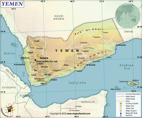 Yemen Political Map