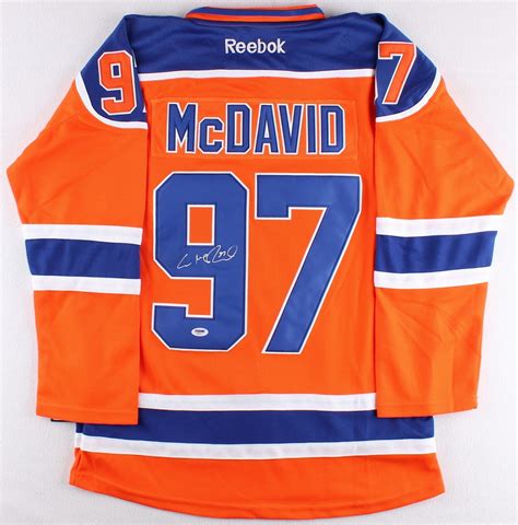 Connor McDavid Signed Oilers Jersey (PSA COA) | Pristine Auction