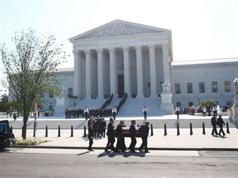 Trump pays respects to Justice Stevens lying in repose at Supreme Court ...