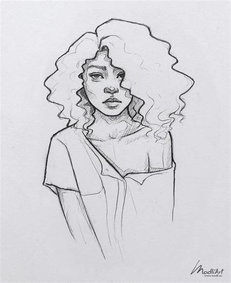 Portrait sketch - Line art , #Art #Line #portrait #sketch # ...