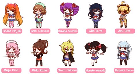 Image - Yandere simulator chibi rivals by dancerquartz-dav0zj4.png ...