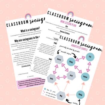 CLASSROOM SOCIOGRAM Mini-Lesson | Build Positive Classroom Community