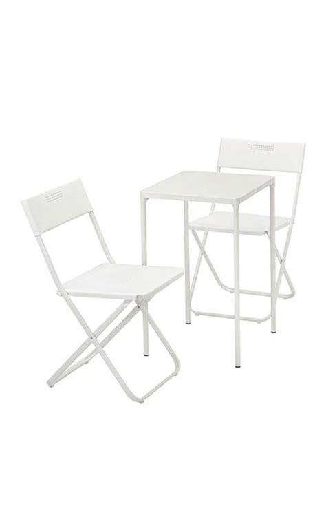 IKEA FEJAN OUTDOOR TABLE & CHAIRS SET, Furniture & Home Living, Outdoor Furniture on Carousell