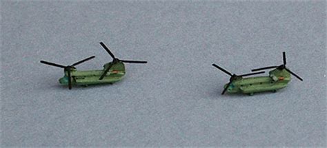 Albatros Alk-Z16A RAF Chinook helicopters for Royal Navy ships 1/1250